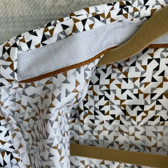 ZARA MENS CASUAL SLIM FIT SHIRT - SIZE MEDIUM, 60% cotton 40% polyester NWOT - Picture 4 of 8